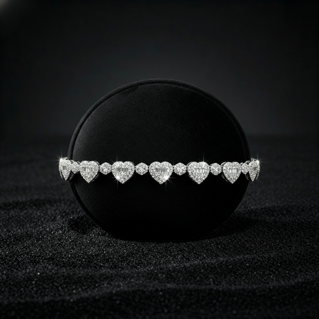 Heart Flower Women Bracelets