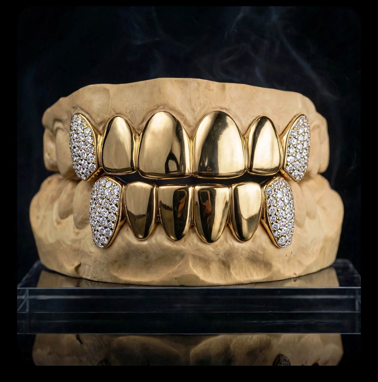 Iced Fangs Grillz, 6/6 Set