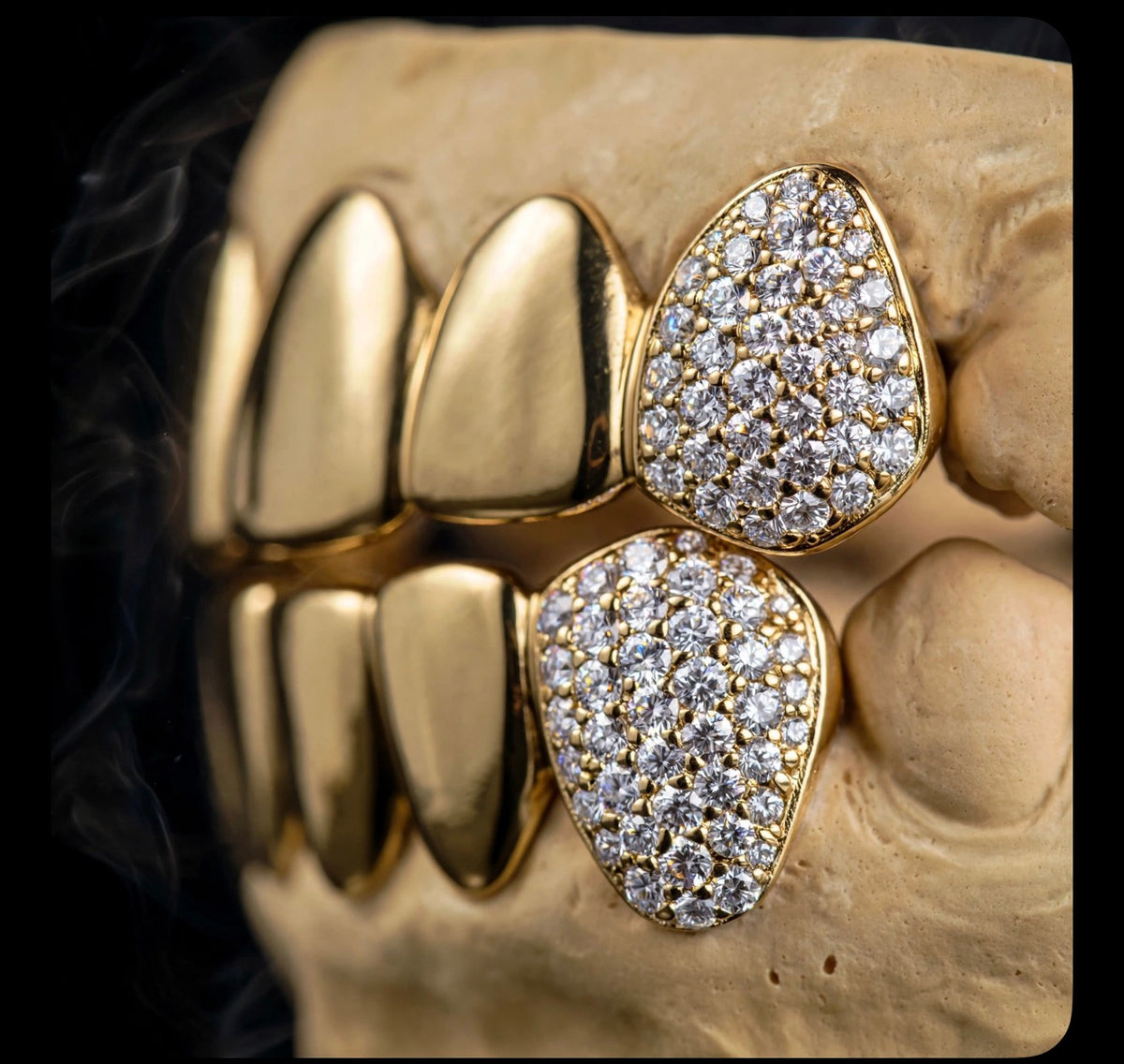 Iced Fangs Grillz, 6/6 Set