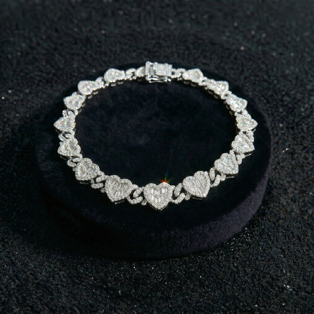 Cuban Heart Women Bracelets