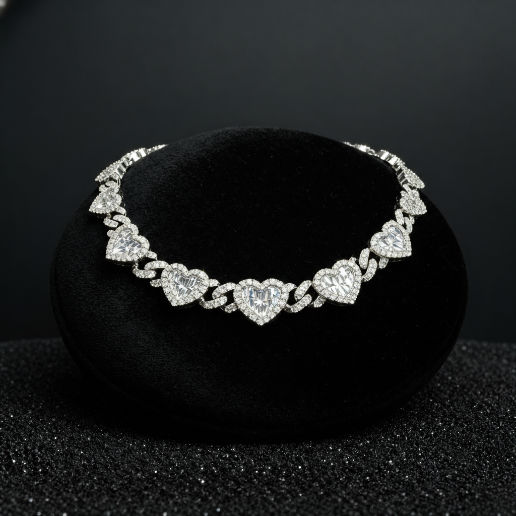 Cuban Heart Women Bracelets