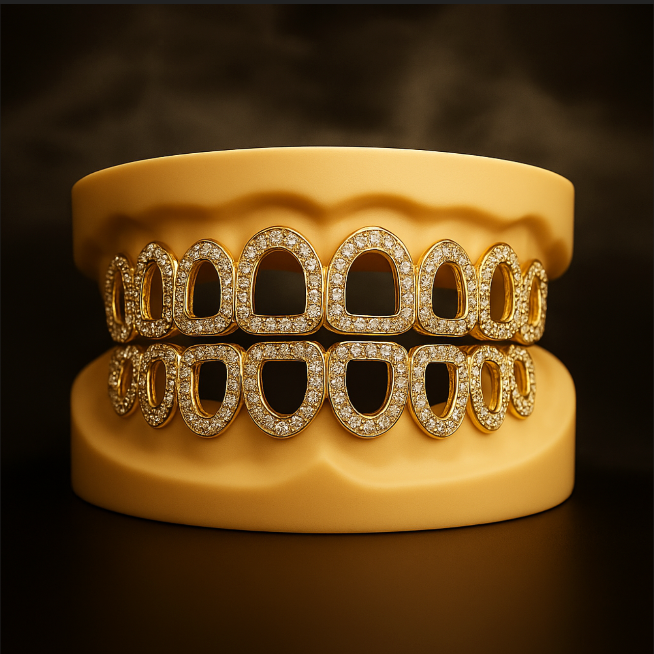 Openface Diamond Grillz