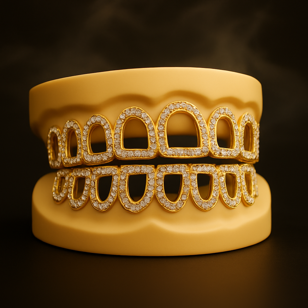 Openface Diamond Grillz