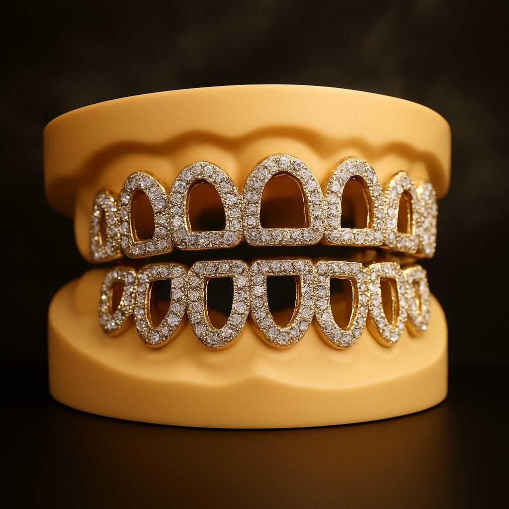 Openface Diamond Grillz