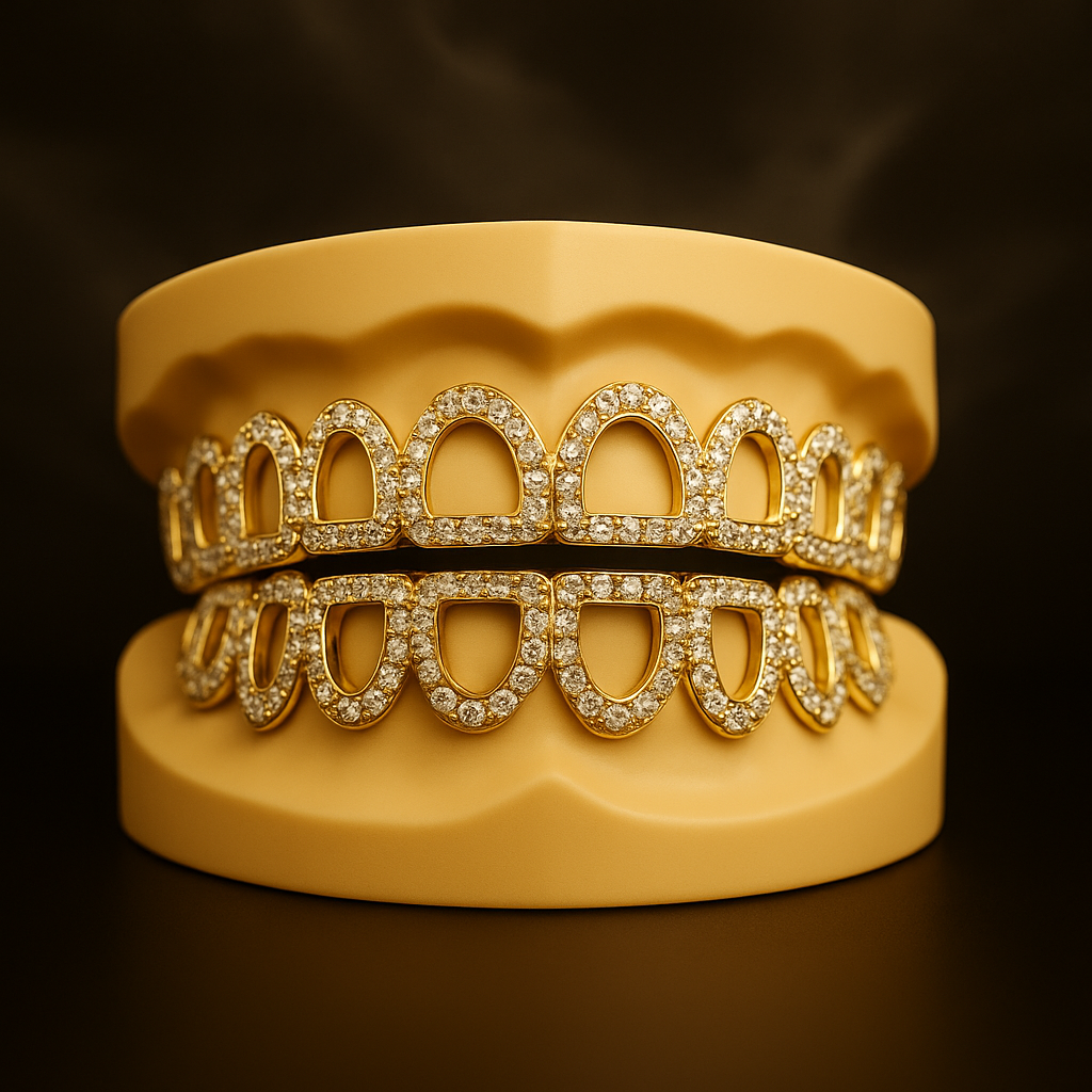 Openface Diamond Grillz
