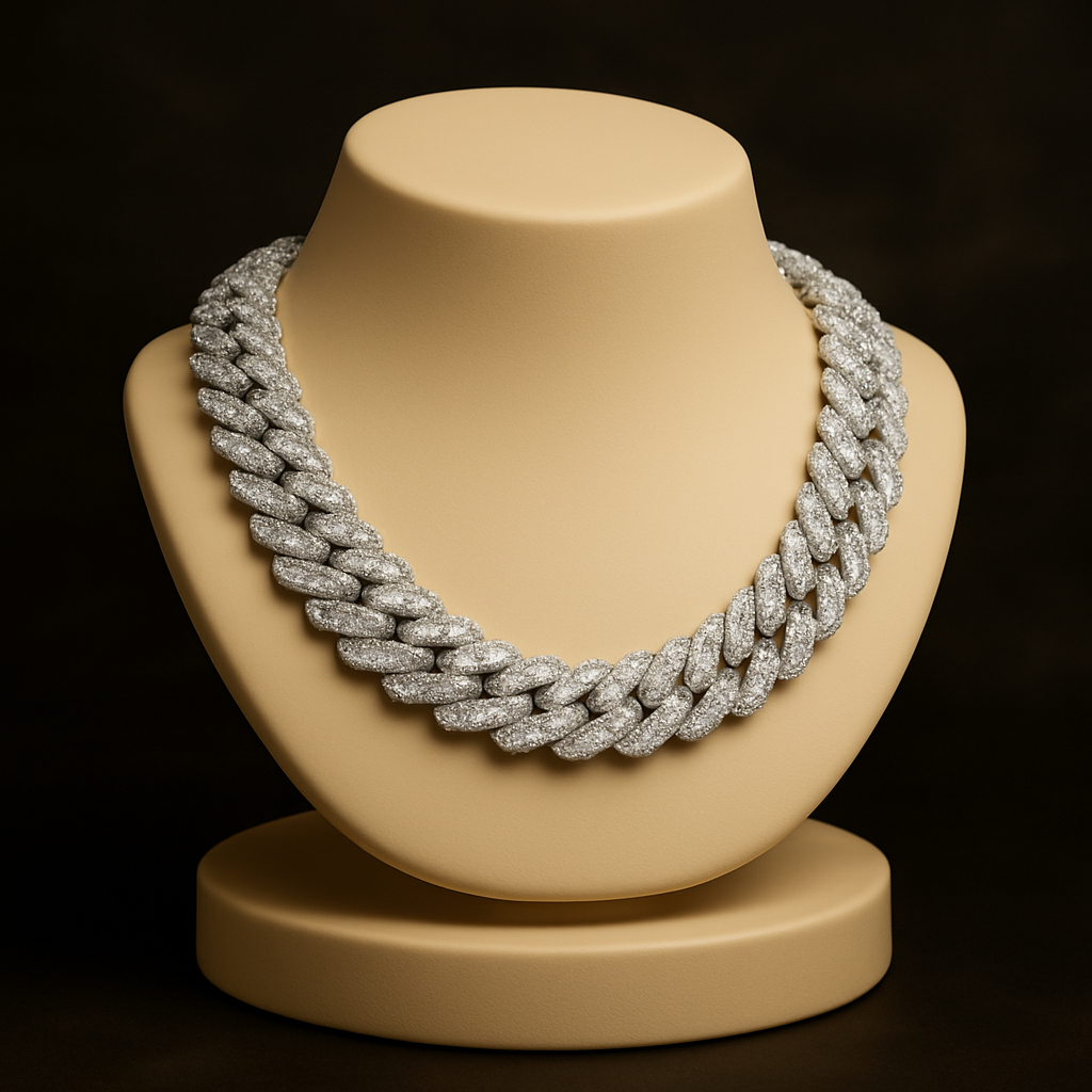 Prong Set Mens Chains