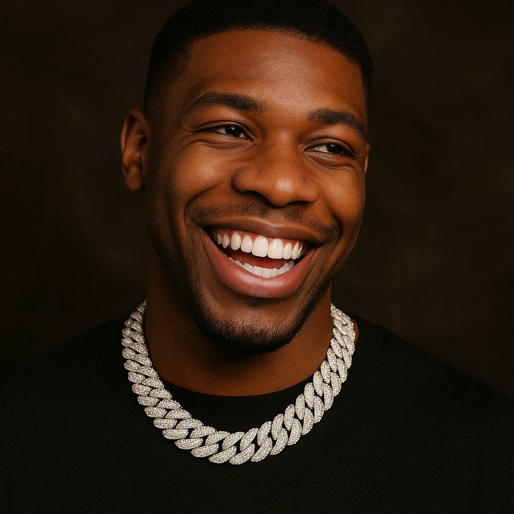 Prong Set Mens Chains