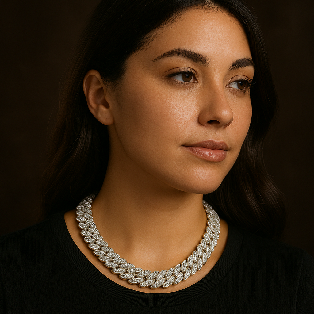 Prong Set Mens Chains