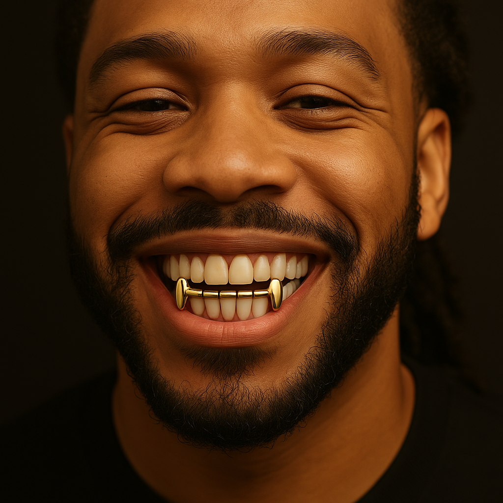 Solid 6 Teeth Connecting Bar Grillz