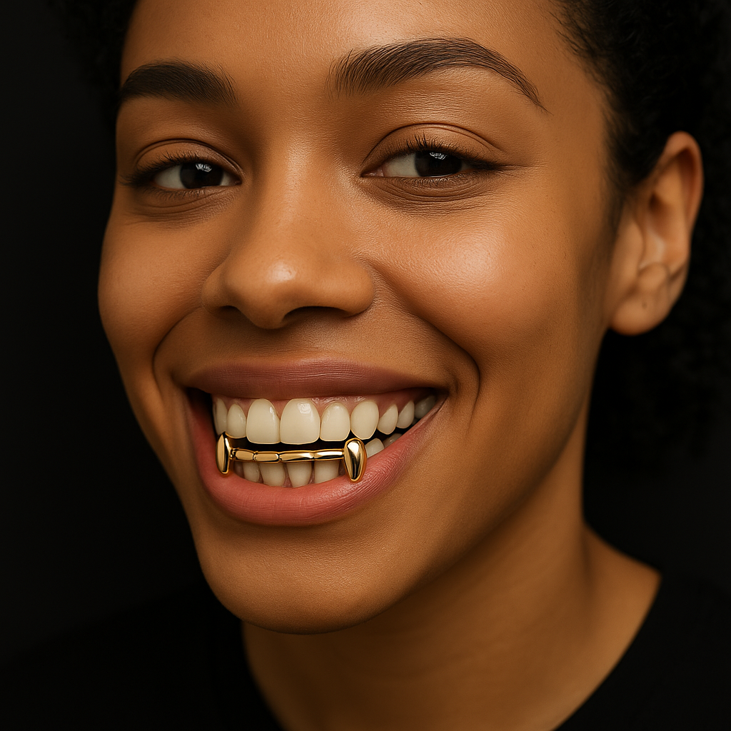 Solid 6 Teeth Connecting Bar Grillz