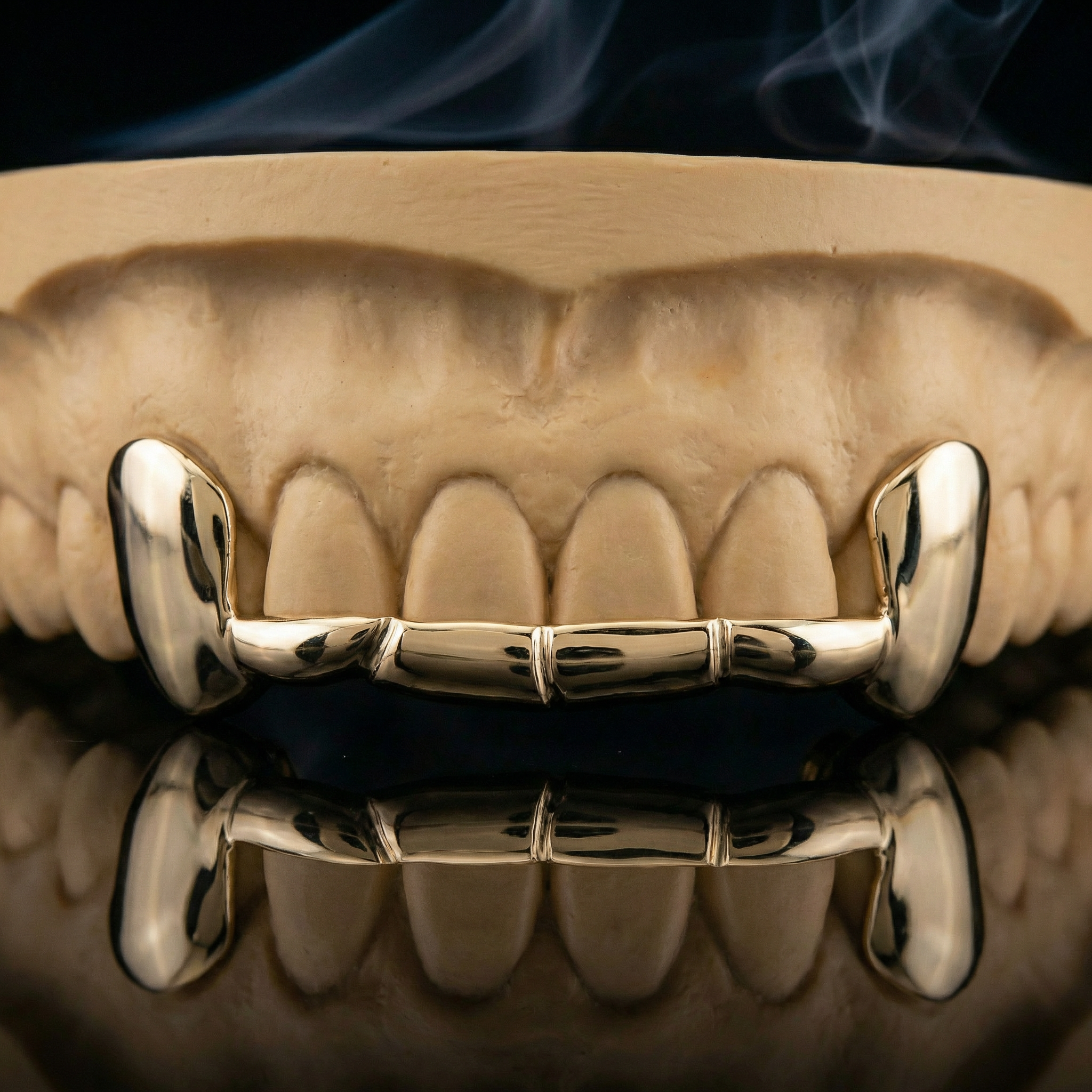 Solid 6 Teeth Connecting Bar Grillz