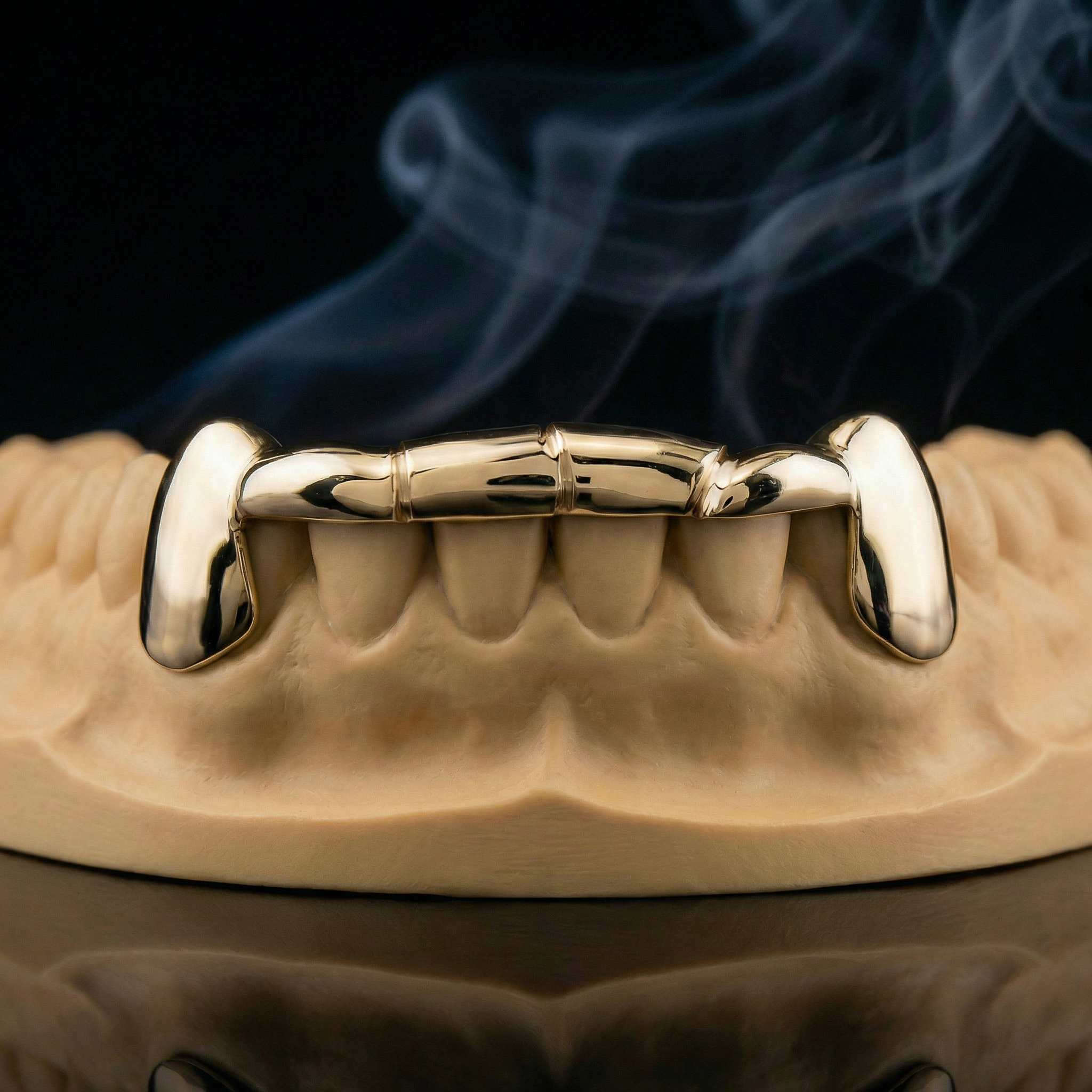 Solid 6 Teeth Connecting Bar Grillz