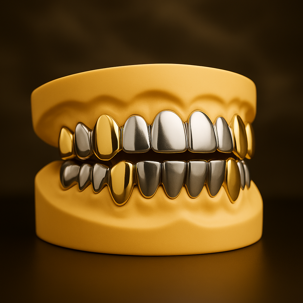 Solid Two Tone Grillz