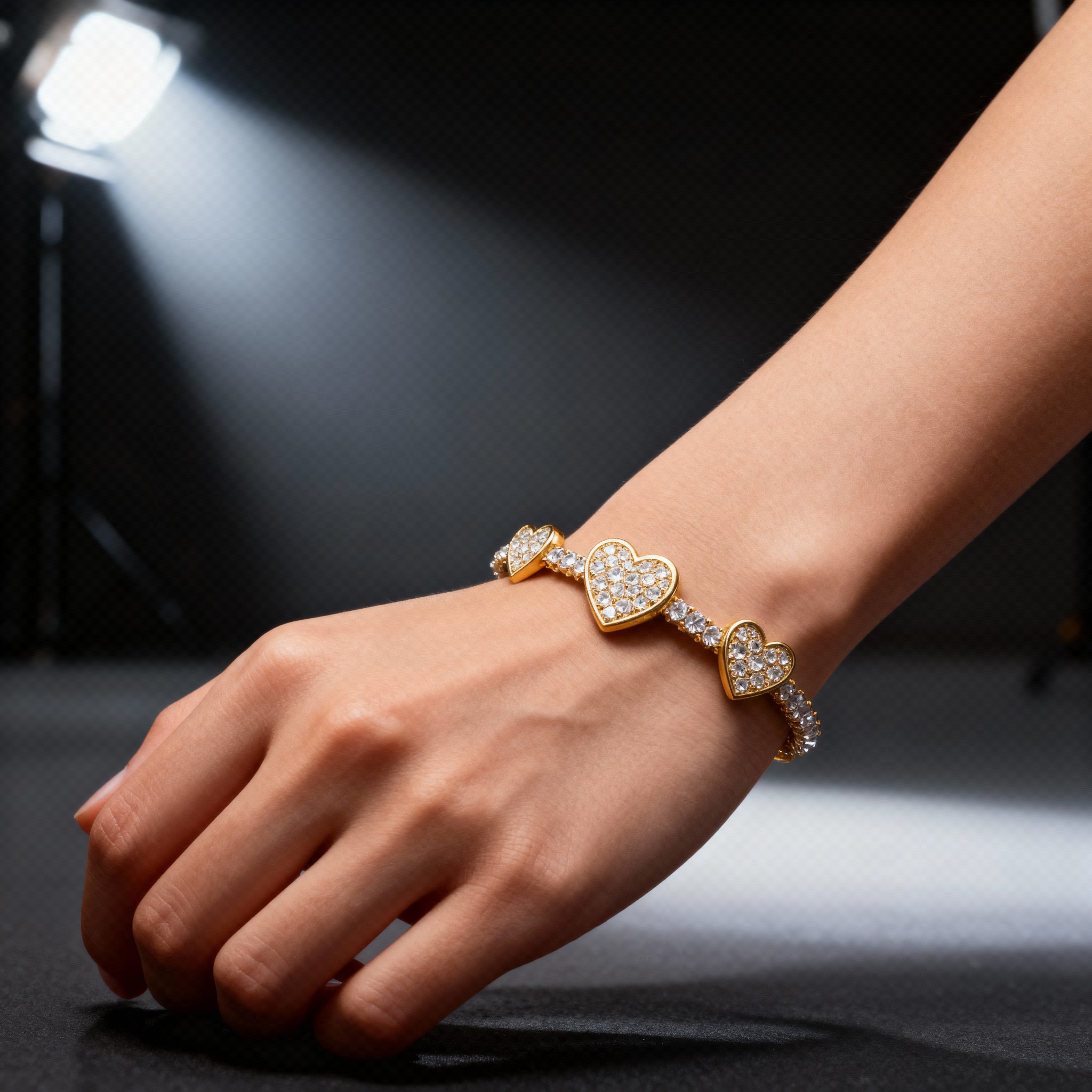 Tennis Heart Women Bracelets