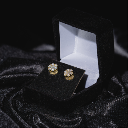 3D Men Honey Comb Earrings