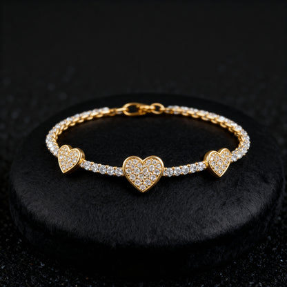 Tennis Heart Women Bracelets