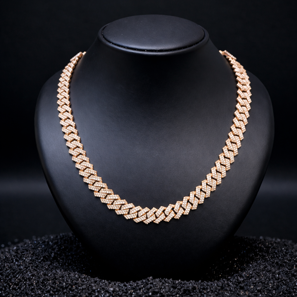 Miami Cuban Link 8MM Rose