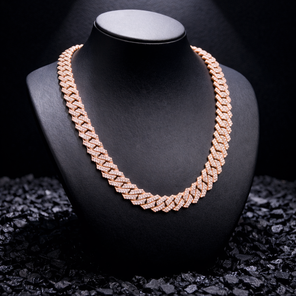 Miami Cuban Link 8MM Rose