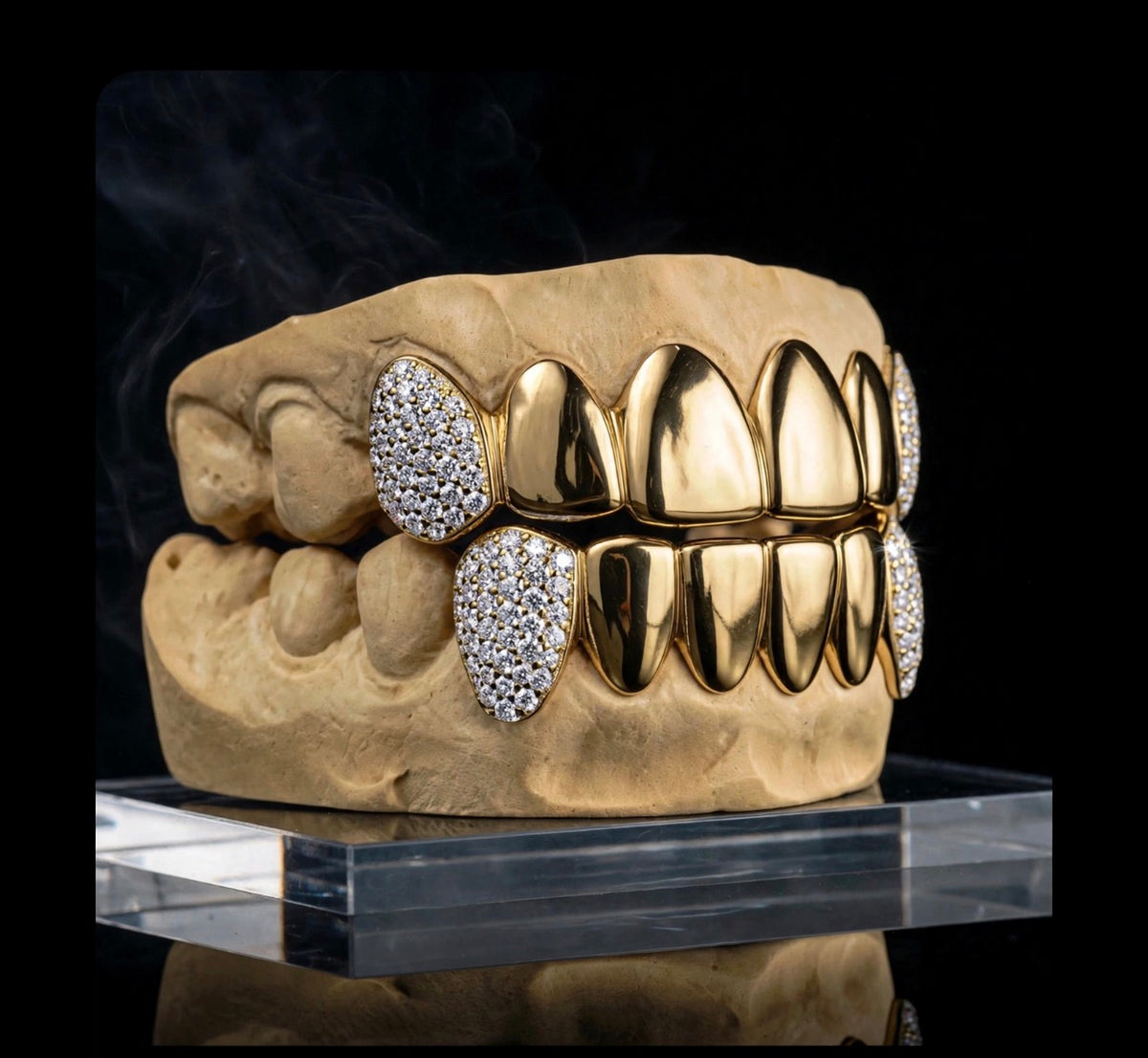 Iced Fangs Grillz, 6/6 Set