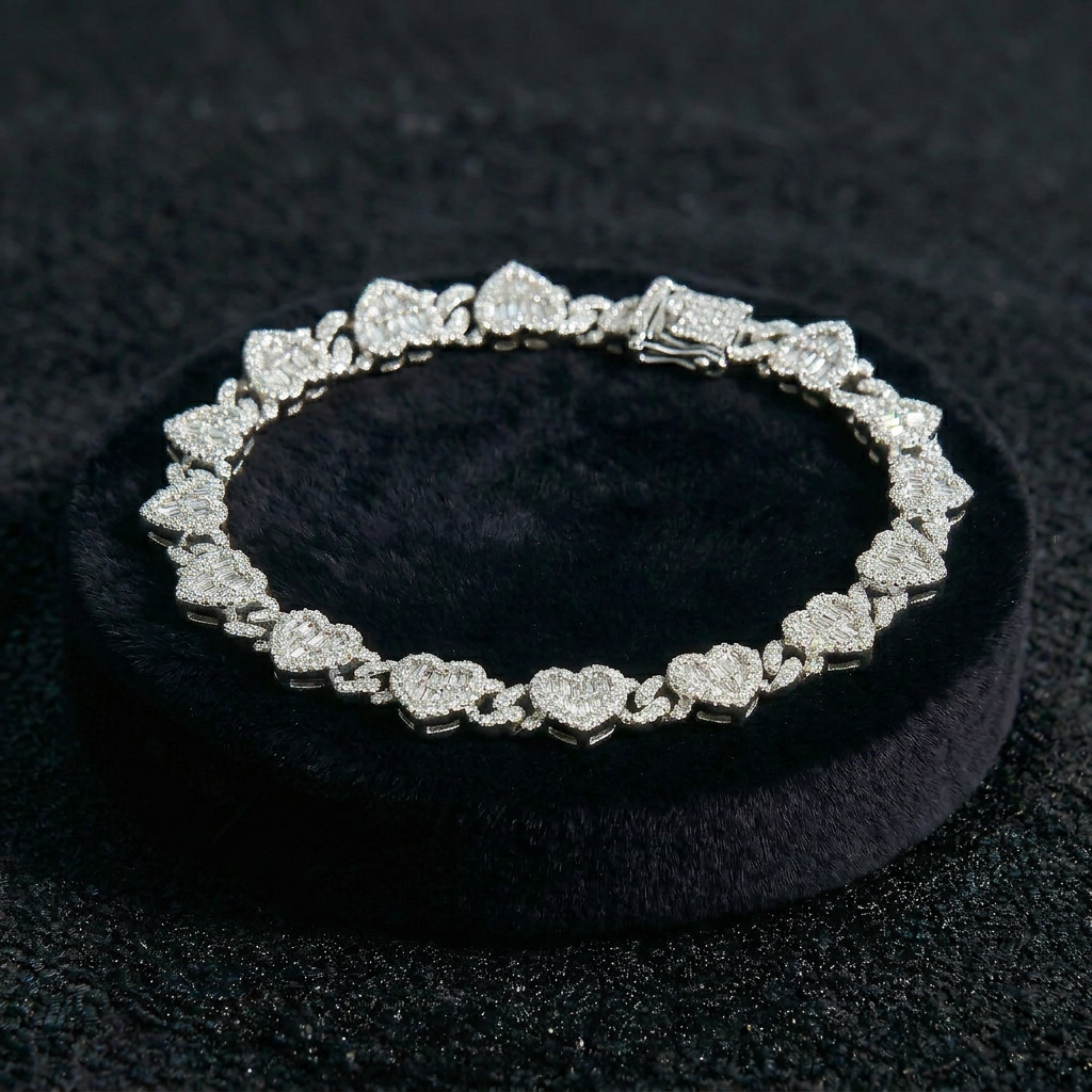 Cuban Heart Women Bracelets