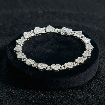Cuban Heart Women Bracelets