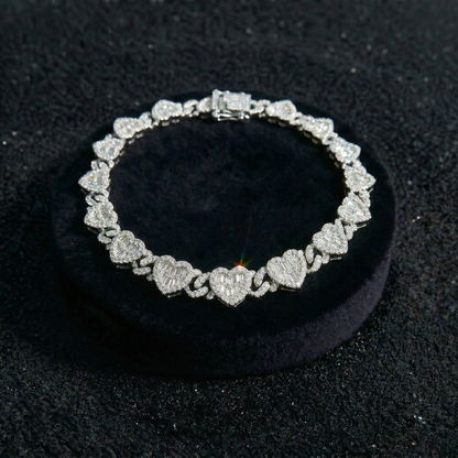 Cuban Heart Women Bracelets