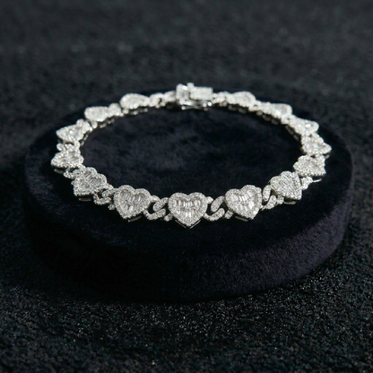 Cuban Heart Women Bracelets