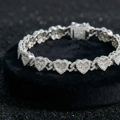 Cuban Heart Women Bracelets