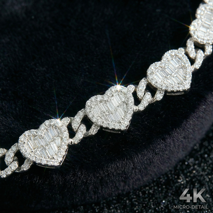 Cuban Heart Women Bracelets