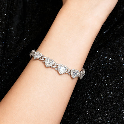 Cuban Heart Women Bracelets