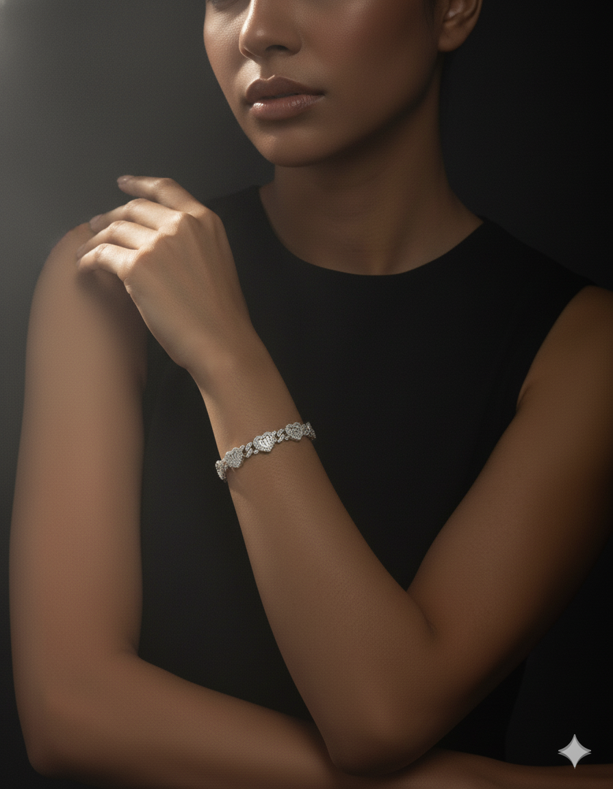 Cuban Heart Women Bracelets