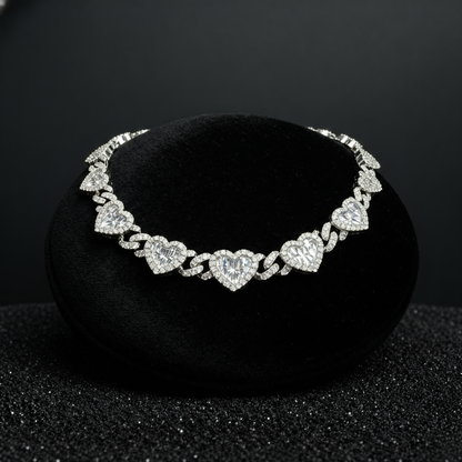 Cuban Heart Women Bracelets