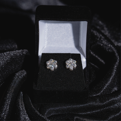 Honey Comb Earrings 8MM