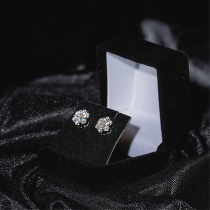 Honey Comb Earrings 8MM