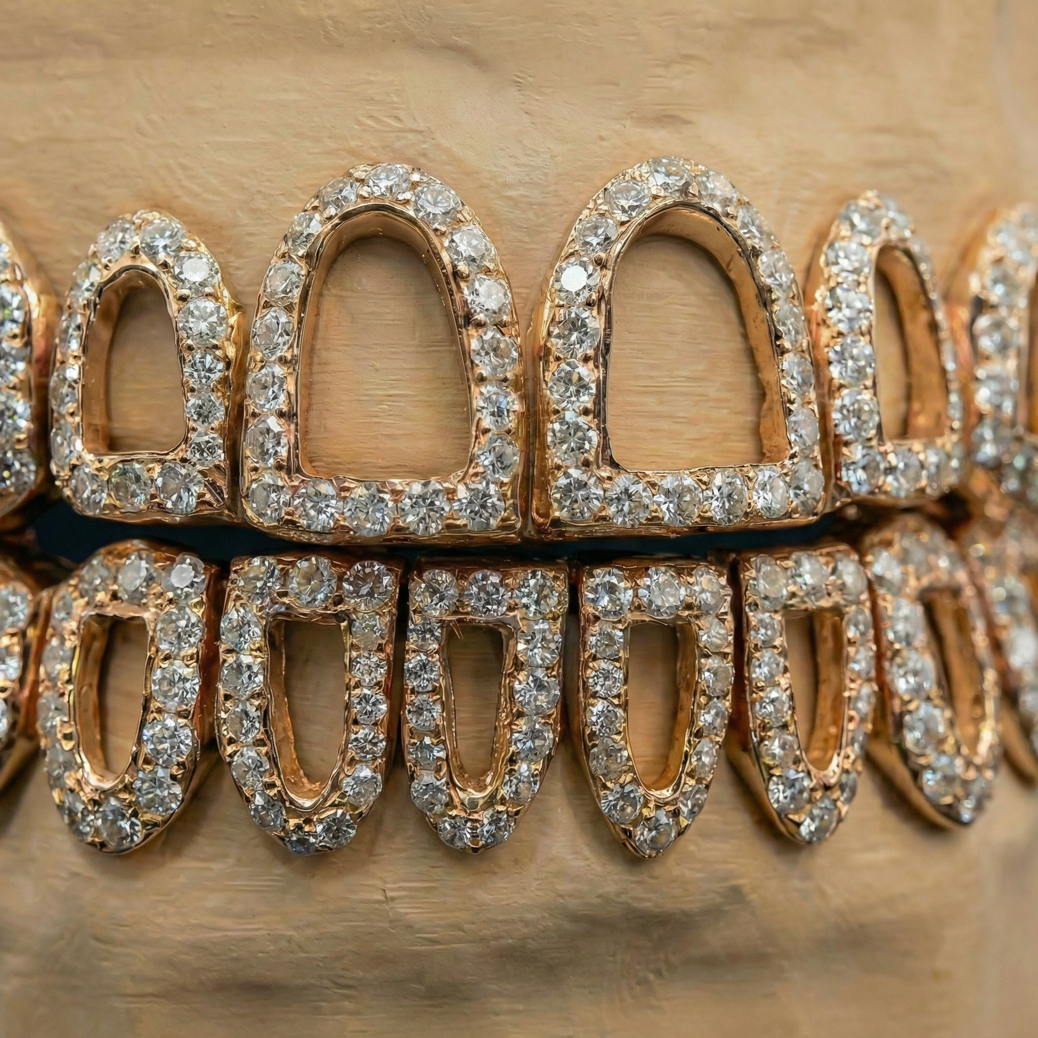 Openface Diamond Grillz