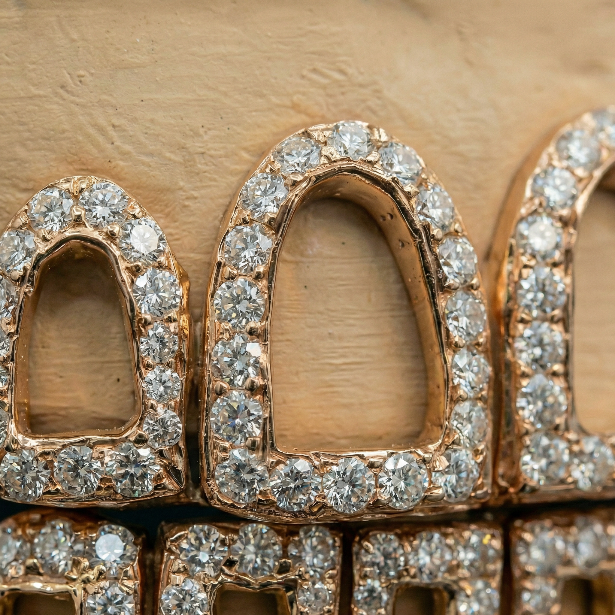 Openface Diamond Grillz