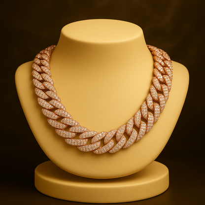 Prong Set Mens Chains