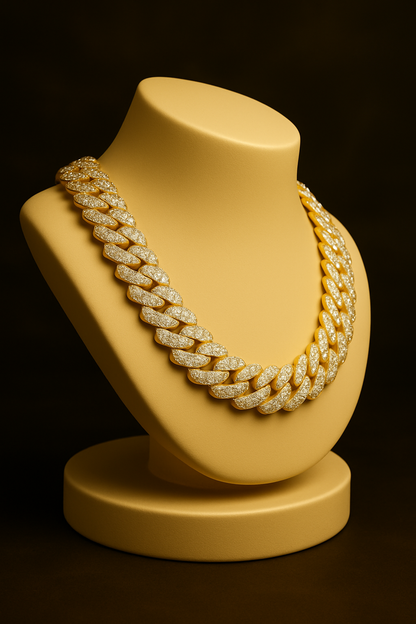 Prong Set Mens Chains