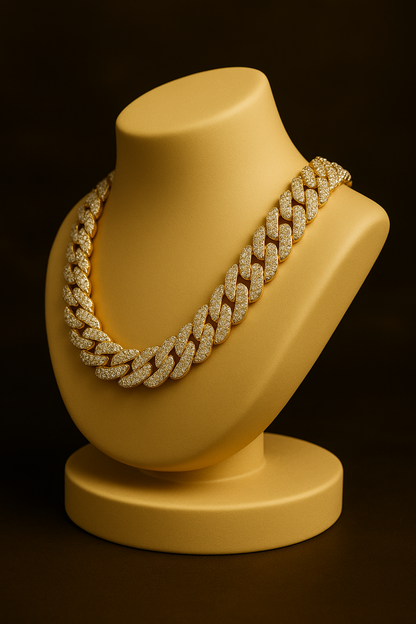 Prong Set Mens Chains