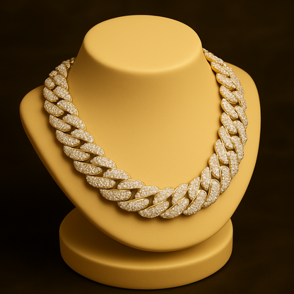 Prong Set Mens Chains