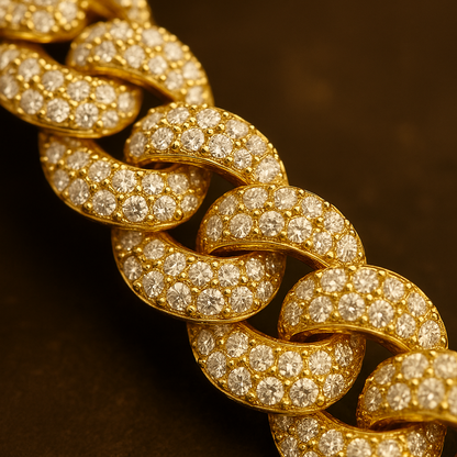 Prong Set Mens Chains