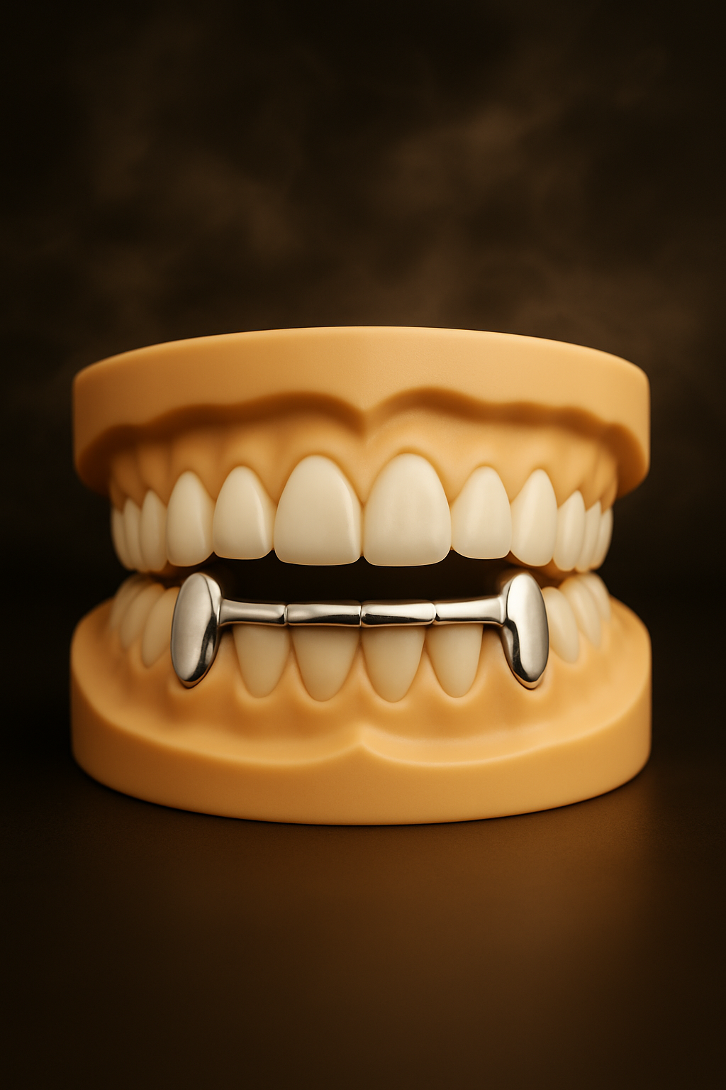 Solid 6 Teeth Connecting Bar Grillz