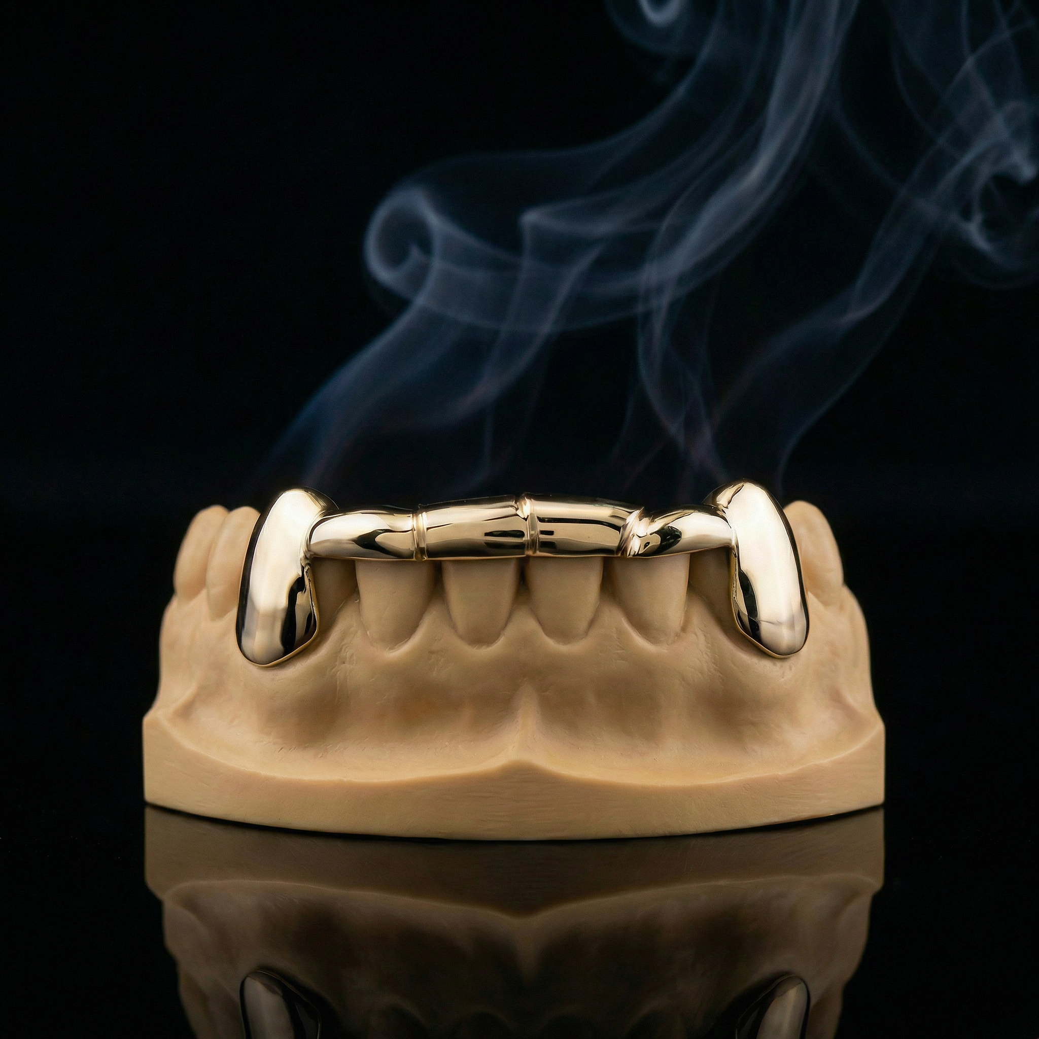 Solid 6 Teeth Connecting Bar Grillz