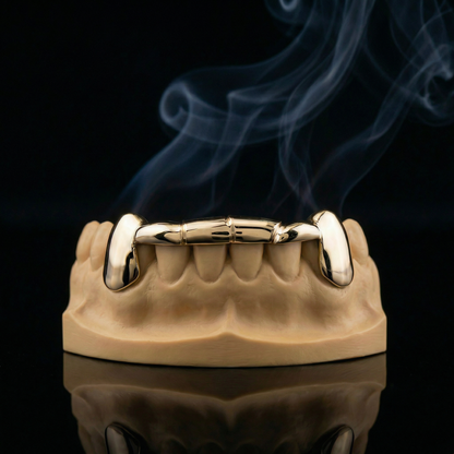 Solid 6 Teeth Connecting Bar Grillz