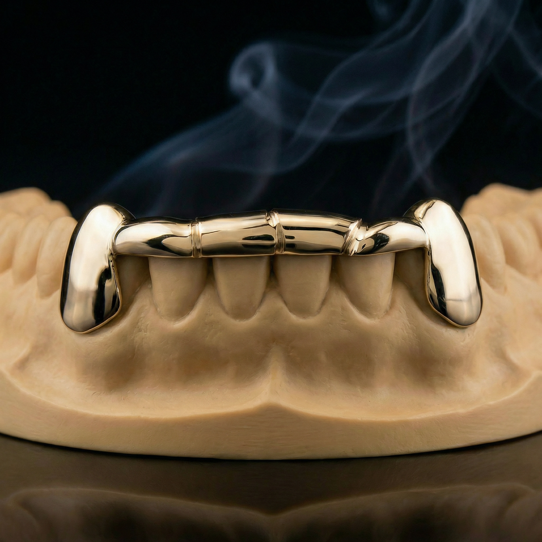 Solid 6 Teeth Connecting Bar Grillz