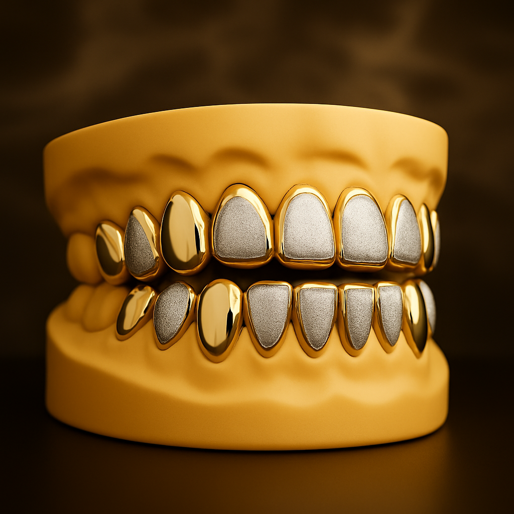 Solid Two Tone Grillz