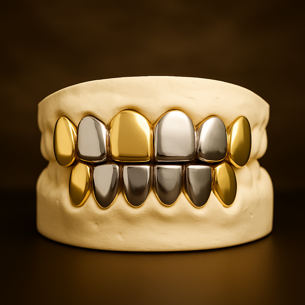Solid Two Tone Grillz