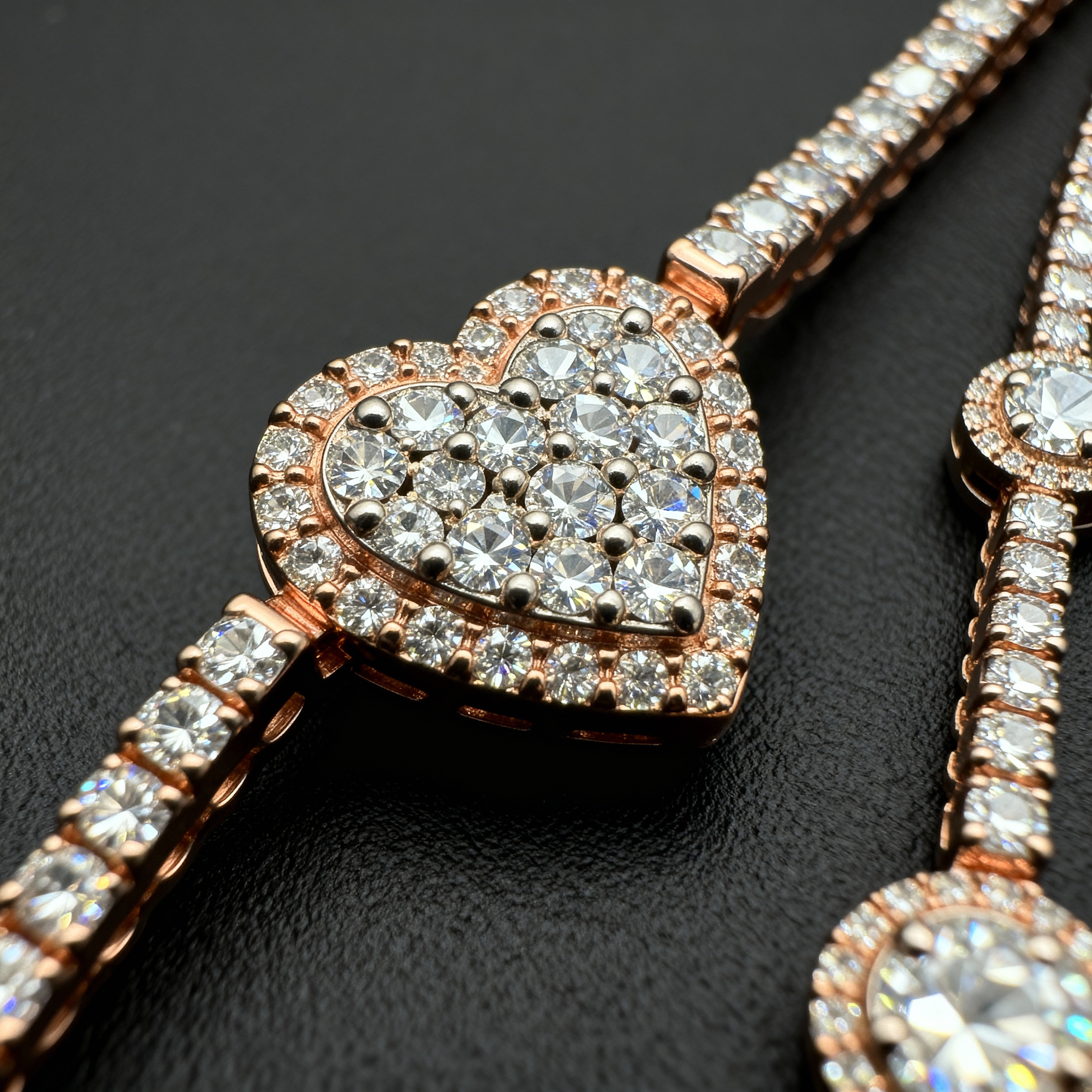 Tennis Heart Women Chainz