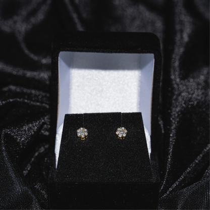 Baby Flower Honey-Comb Earrings