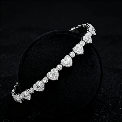 Heart Flower Women Bracelets